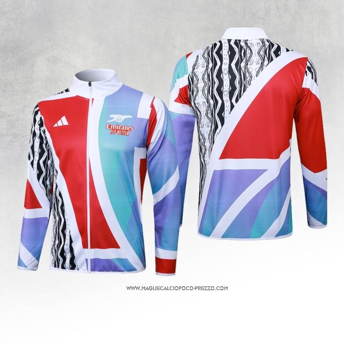 Giacca Arsenal Rosso e Bianco 24-25